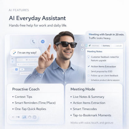 AI Smart Camera Glasses
